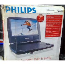 Dvd Portátil Philips Pet702 Usado Funciona Só O Cd E Cd Mp3!